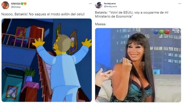 Volvió Batakis de EE.UU: lo único confirmado son los memes