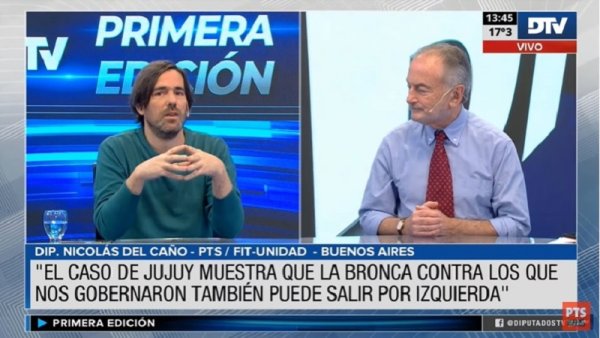 Del Caño: “Lo que muestra la elección en Jujuy es que la bronca también puede salir por izquierda”