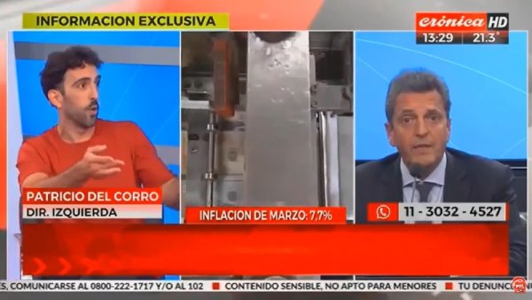 Del Corro sobre el dólar: "Los sojeros y bancos hacen fortunas con el hambre de los pibes"