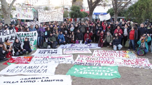 Encuentro de asambleas barriales en Parque Centenario: más de 30 asambleas avanzan en coordinar