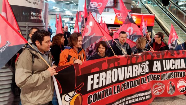 Huelga de trenes: CGT denuncia una pérdida del 8% del poder adquisitivo con el último convenio