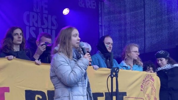 Greta Thunberg: "No hay justicia climática en territorio ocupado"