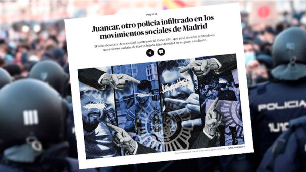 Un nuevo caso de infiltración policial del gobierno “progresista” en los movimientos sociales de Madrid