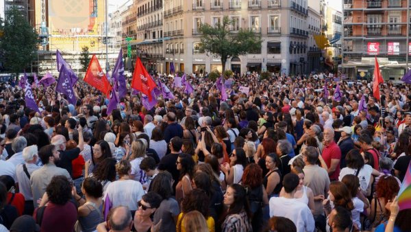 Madrid: el movimiento feminista toma las calles al grito de #SeAcabó