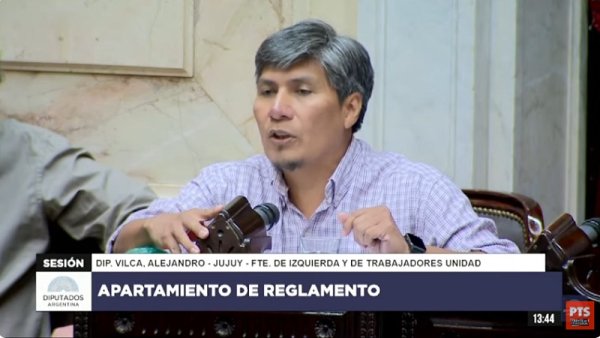 Alejandro Vilca reclamó que la Cámara de diputados repudie el asesinato de Ivo Rodrigo Torres