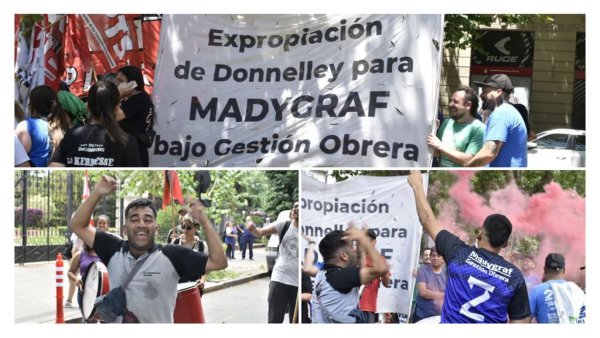 Madygraf: se levantó la sesión legislativa y los trabajadores redoblan su lucha por la expropiación definitiva