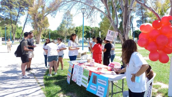 Jornada de prevención y protesta de enfermería en Fiske Menuko