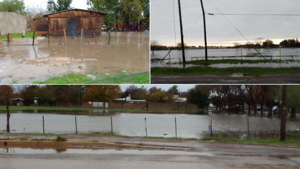 Barrios de La Plata amanecieron bajo el agua