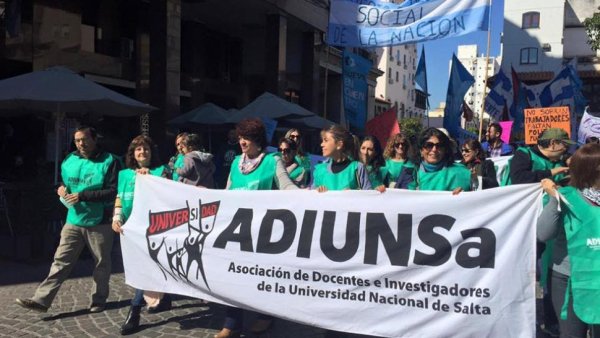 El sindicato ADIUNSa exige la libertad del docente Nahuel Morandini