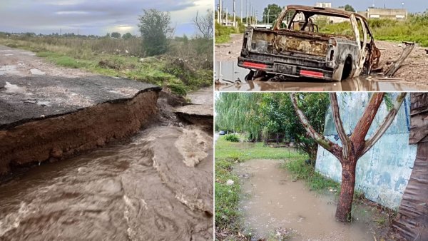 Vecinos de la periferia platense nos cuentan cómo se vive el temporal