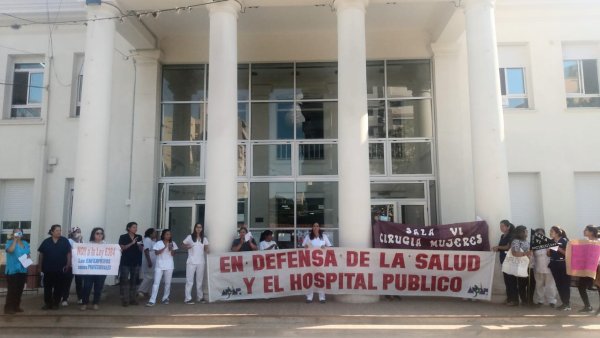 Ruidazo: trabajadores y trabajadoras de la salud protestan contra el ajuste