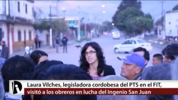 [VIDEO] Laura Vilches visitó a los trabajadores del ingenio San Juan