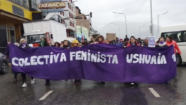 Ushuaia: #8M hubo masiva movilización