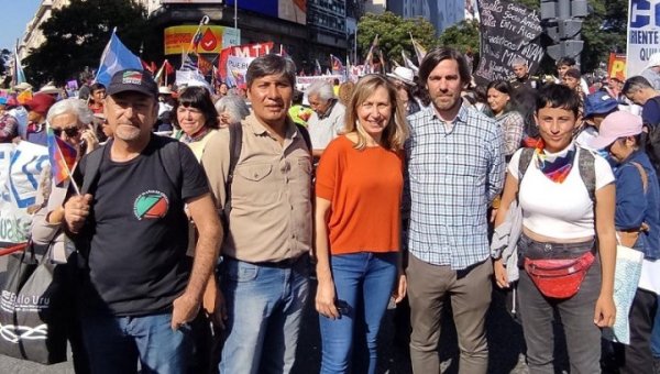 El apoyo desde las bancas del Frente de Izquierda al Tercer Malón de la Paz