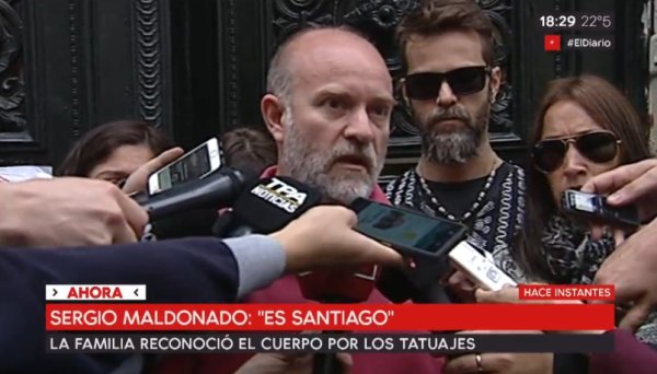 Sergio Maldonado: "Reconocimos los tatuajes, estamos convencidos de que es Santiago"