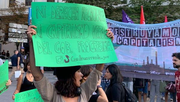 Movilización en Madrid contra la barbarie capitalista que destruye el planeta