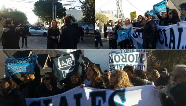 Morón: Macri y Vidal suspendieron acto por protesta de trabajadores judiciales