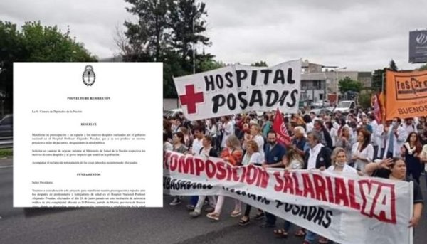 Diputados Nacionales repudian los despidos en el Hospital Posadas