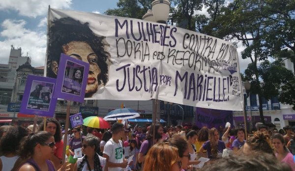 Brasil: marchan en Campinas contra la violencia machista y el Gobierno de Bolsonaro