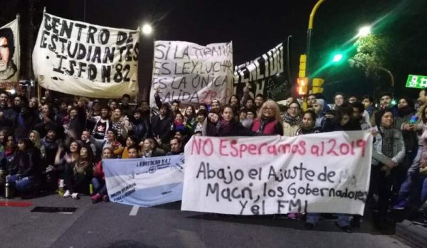 La Matanza: los estudiantes del Instituto 82 no esperamos al 2019