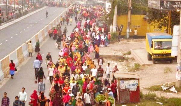 Un río de colores en Bangladesh