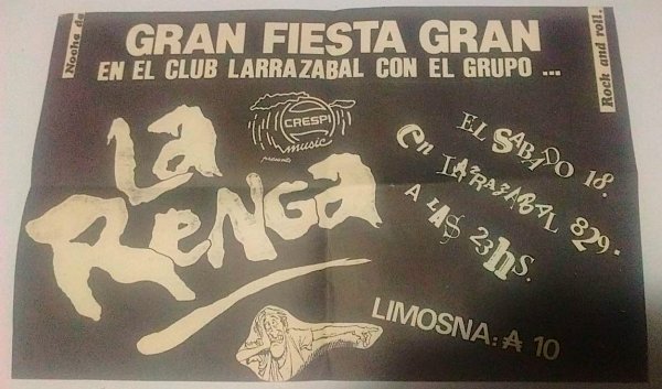 La Renga: Esquivando charcos entre carpas, arena y policías