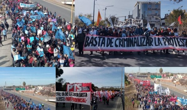 Multitudinaria marcha en Jujuy contra el espionaje de Morales a organizaciones sociales y políticas