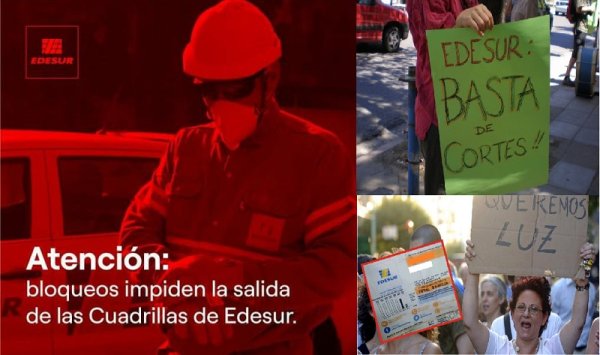 Edesur miente: despide trabajadores y los responsabiliza por la falta de cuadrillas