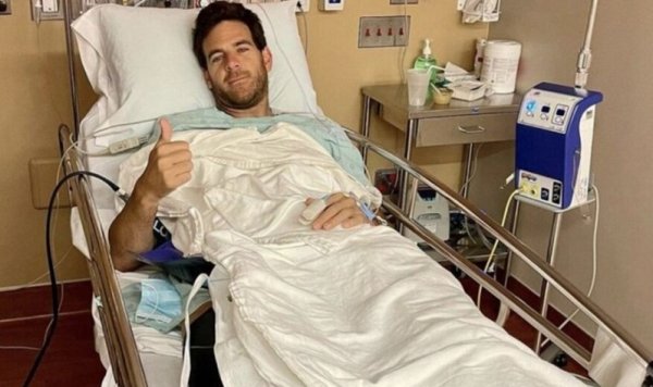 Del Potro se operó la rodilla por cuarta vez