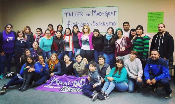 Arrancó el Taller de Feminismo y socialismo en Madygraf