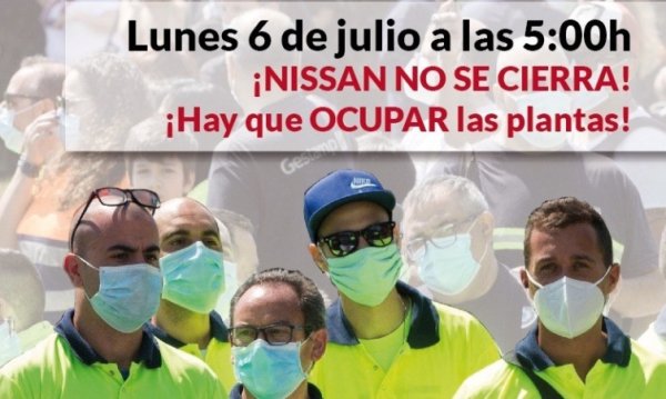 URGENTE: los trabajadores de Acciona llaman a ocupar la planta de Nissan