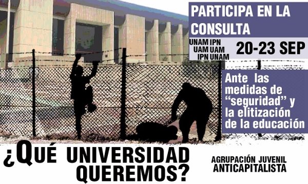 ¿Estás de acuerdo con universidades enrejadas y con cámaras de vigilancia?