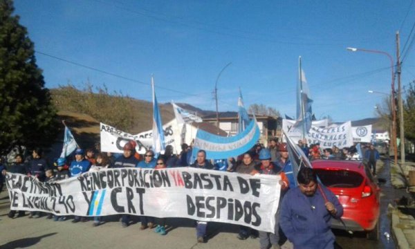 Río Turbio: El 1º de mayo marcharon los trabajadores del carbón junto a la comunidad