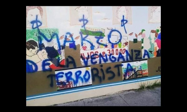 Vandalizaron un mural que reivindica a los 30 mil desaparecidos de la última dictadura 