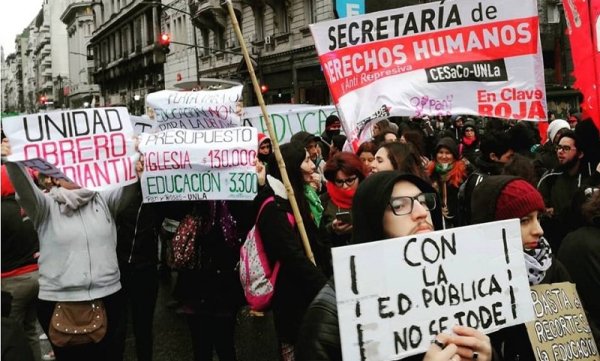 Primavera estudiantil también en el conurbano