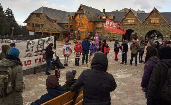 Concentración en Bariloche contra el gatillo fácil