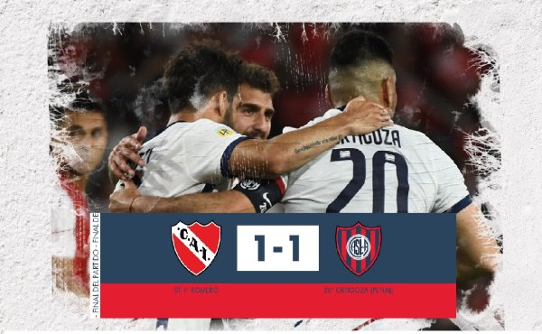 San Lorenzo - Independiente: que termine el campeonato ya. Empate en Avellaneda