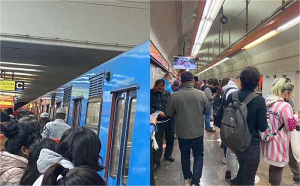 Con todo y Guardia Nacional, falla tren de Línea 7