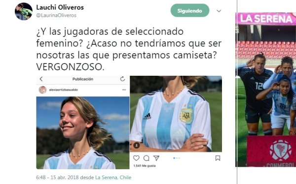 Insólito: camiseta oficial de la Selección femenina es presentada por modelos en lugar de futbolistas