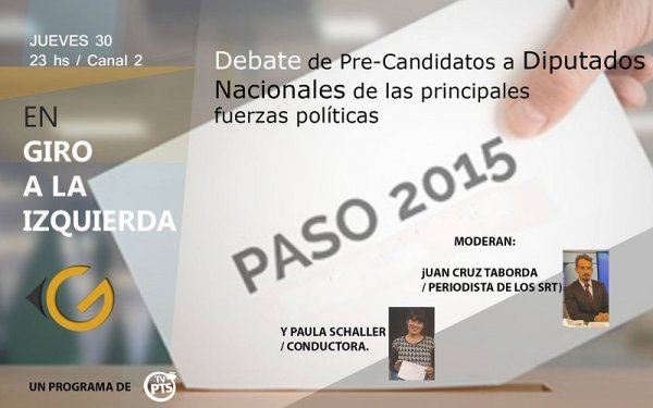 Único debate de precandidatos a diputados nacionales en la TV de Córdoba