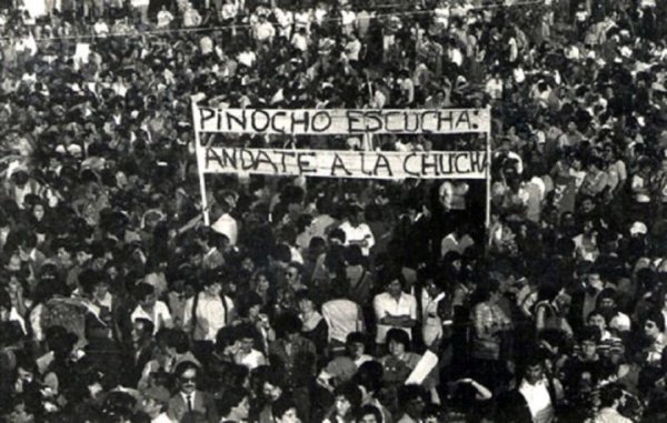 Primer paro de protesta contra Pinochet