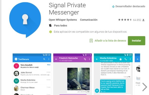 Signal: conversemos seguros