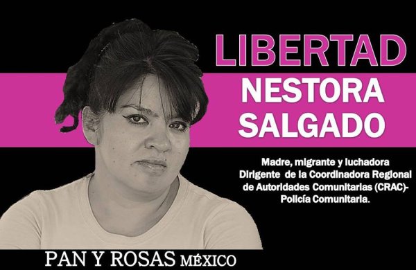 ¿Cuál es el delito de Nestora Salgado?