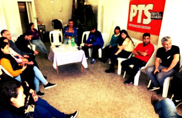  Inauguración y asamblea de la casa cultural socialista del PTS Escobar