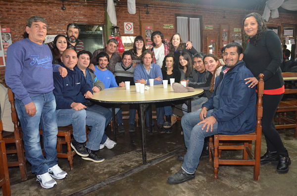 Malvinas Argentinas: gran peña de la Lista 1A Renovar y Fortalecer el Frente