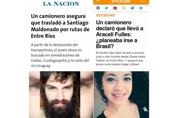 Santiago, Araceli, María y la saga de los camioneros