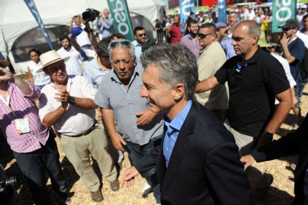 Macri en la fiesta de ExpoAgro