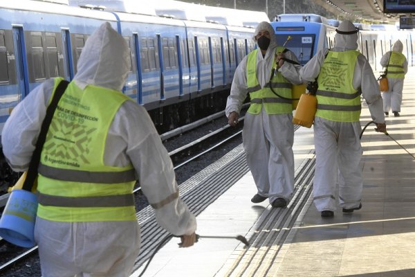 Veinte trabajadores aislados por Covid-19 en la línea Sarmiento 