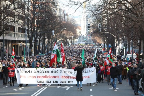 Movilizaciones y huelgas en la sanidad vasca el 25, 26 y 28 de febrero