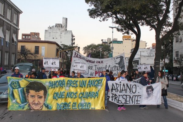 “Marchamos para que a ningún pibe le pase lo mismo que a Ariano y Emanuel”